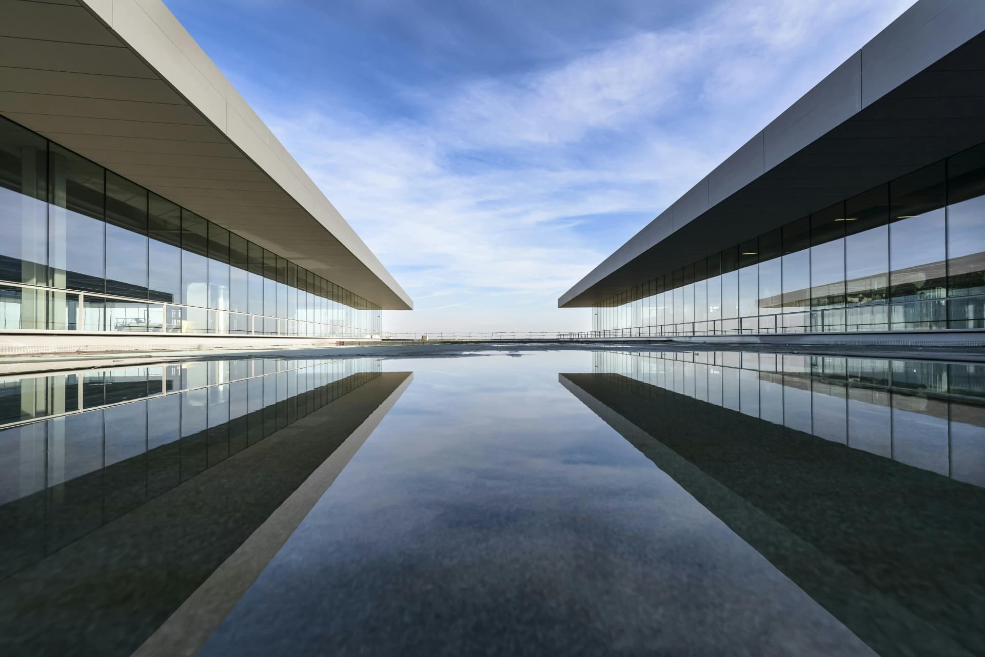 Modern architecture building